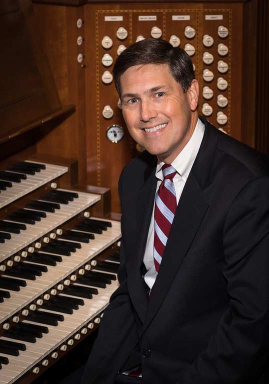 Dr. Jack Mitchener, Professor of Organ, University Organist and Director of the Townsend-McAfee Institute of Church Music