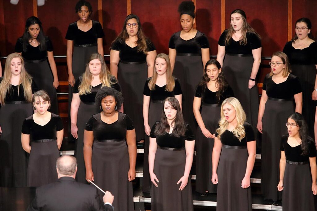 Women's Choir on Stage